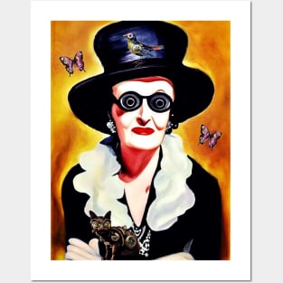 Steampunk Bette! Posters and Art